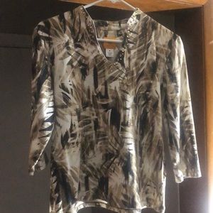 Ruby Red blouse. Size M